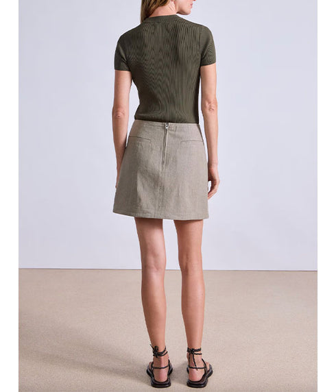 Chi Mini Skirt - Moss